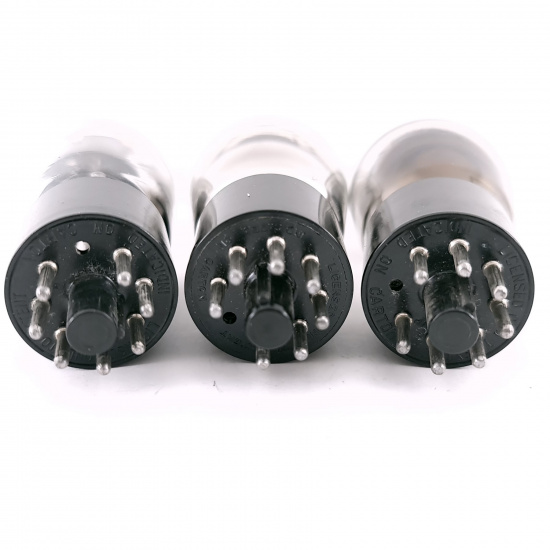 3 X 6J7G TUNGSRAM TUBE. 1950s PROD....