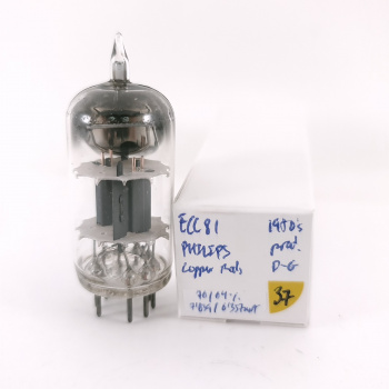 1 X ECC81 PHILIPS TUBE....