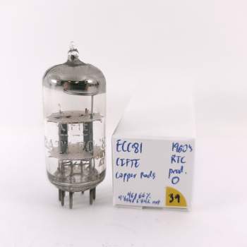 1 X ECC81 CIFTE TUBE. 1960s...