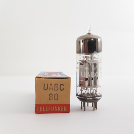 1 X UABC80 TELEFUNKEN TUBE. NOS/NIB. RCB41