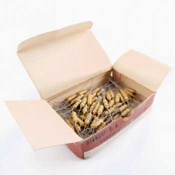 100 X 10K 10000pF 0.01uF 125V 10% MULLARD MUSTARD (BIANCHI PHILIPS) BOX  ENA