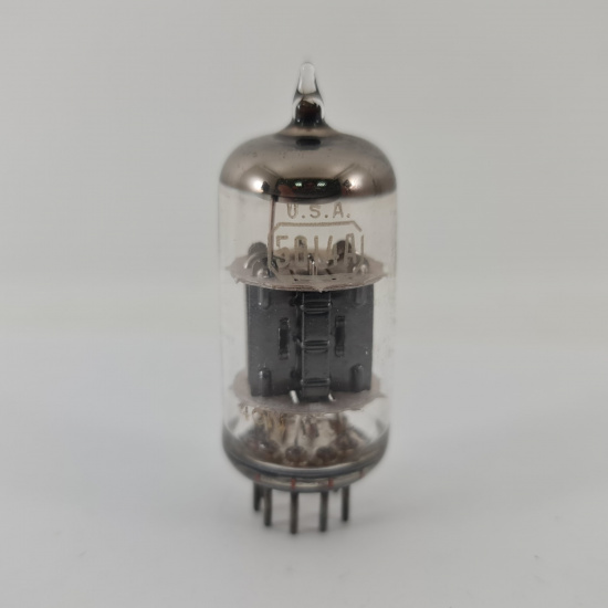 1 X 5814A RCA TUBE. 1960s PROD. BLACK...