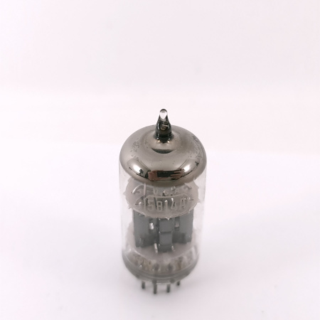 1 X 5814A RCA TUBE. 1960s PROD. BLACK PLATES. USED. 43. CH169