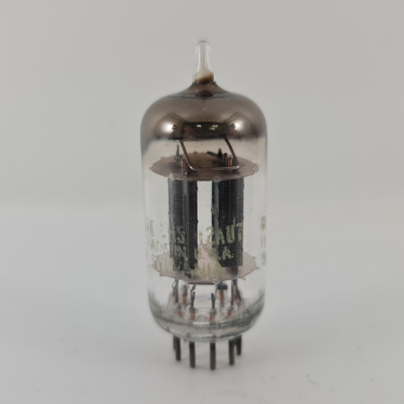 1 X 12AU7 SYLVANIA TUBE. 1950s PROD. 17MM PLATES. RECTANGULAR GETTER. 44. CH169