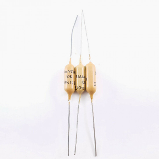 100 X 10K 10000pF 0.01uF 125V 10% MULLARD MUSTARD (BIANCHI PHILIPS) BOX  ENA