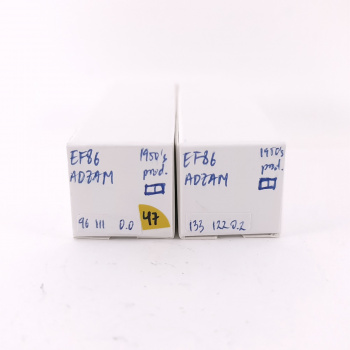 2 X EF86 ADZAM TUBE. 1950s...