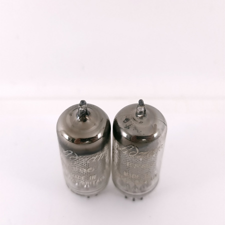 2 X EF86 ADZAM TUBE. 1950s PROD. RECTANGULAR GETTER. USED. 47. CH169