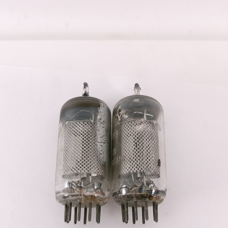 2 X EF86 ADZAM TUBE. 1950s PROD. RECTANGULAR GETTER. USED. 47. CH169