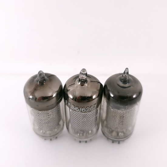 3 X EF86 TUBE. 1950s MULLARD PROD....