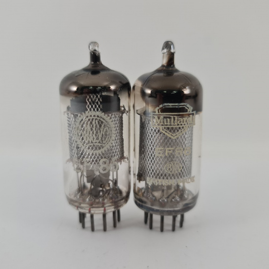 2 X EF86 VALVO / MULLARD TUBE. 1950s...