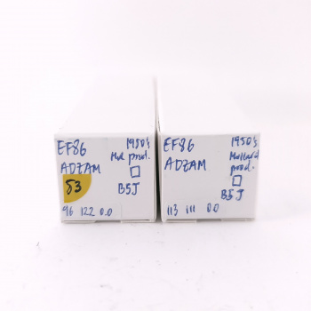 2 X EF86 ADZAM TUBE. 1950s...