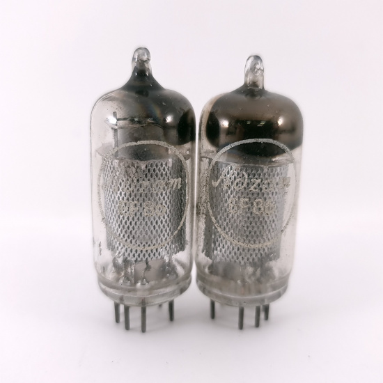 2 X EF86 ADZAM TUBE. 1950s MULLARD...