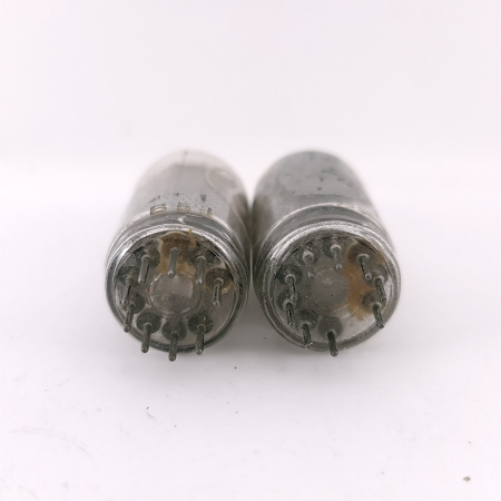 2 X EF86 ADZAM TUBE. 1950s MULLARD PROD. SQUARE GETTER. USED. 53. CH169