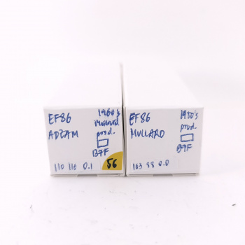 2 X EF86 ADZAM TUBE. 1950s...