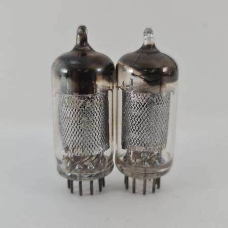2 X EF86 ADZAM TUBE. 1950s MULLARD PROD. RECTANGULAR GETTER. USED. 56. CH169