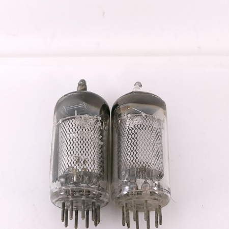 2 X EF86 ADZAM TUBE. 1950s MULLARD PROD. RECTANGULAR GETTER. USED. 56. CH169