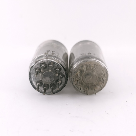 2 X EF86 ADZAM TUBE. 1950s MULLARD PROD. RECTANGULAR GETTER. USED. 56. CH169