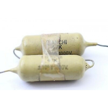 MULLARD MUSTARD CAPACITOR. 47K 1000V 10% *2PC* HIFI. USED. R100-C1 2
