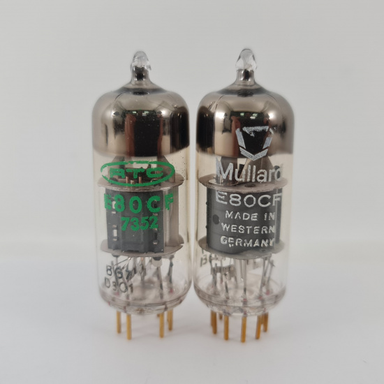 2 X E80CF TUBE. 1960s VALVO TUBE....