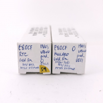 2 X E80CF TUBE. 1960s VALVO...