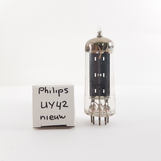 1 X UY42 PHILIPS PRODUCTION TUBE. UMPRINTED NOS TUBE. RCB407