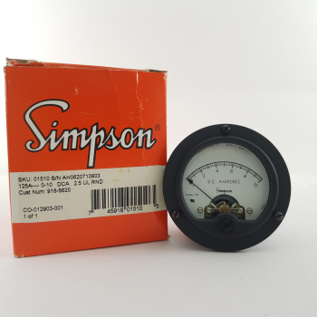 1 X SIMPSON ANALOG PANEL...