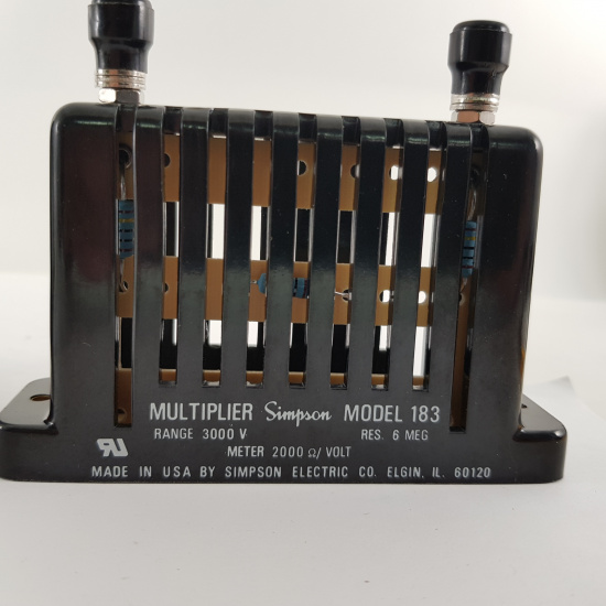 1 X SIMPSON ANALOG PANEL METER 0-3000...