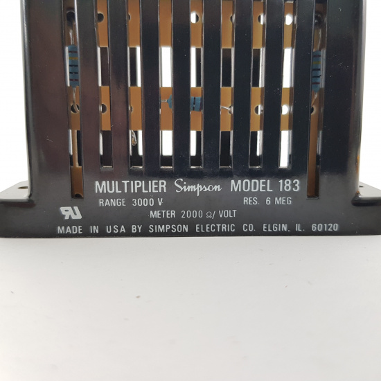 1 X SIMPSON ANALOG PANEL METER 0-3000...