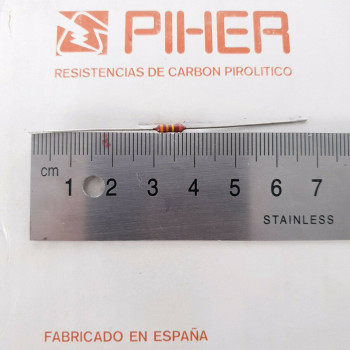 2 X 1/4W 330K 2% 1970S VINTAGE PIHER RESISTOR. NOS. C1797U900F210121