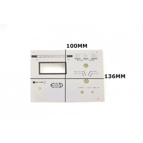 PLATE DIGITAL MULTIMETER RADIO MAYMO...
