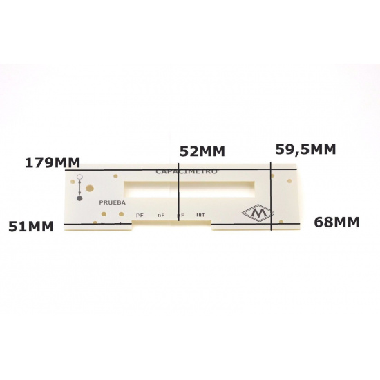 PLATE CAPACIMETER RADIO MAYMO B NOS...