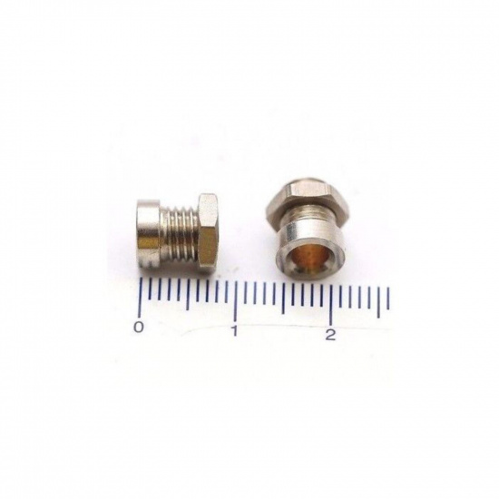 FEMALE SCREW FOR BANANA 8 X 6MM NOS (NEW OLD STOCK) 2PC. CA265U990F120617