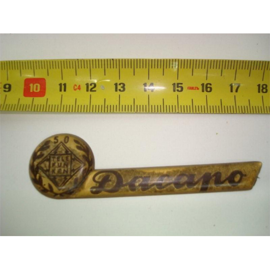 LOGOTIPO. LOGO TELEFUNKEN DACAPO 50...