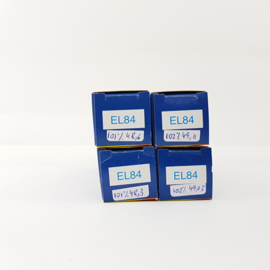 4 X EL84 JJ ELECTRONIC TUBE. PERFECT...