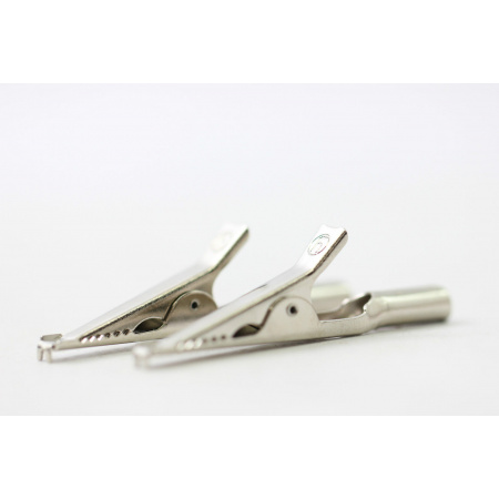 2 X HIRSCHMANN ALIGATOR ELECTRIC CLIP.  CB41