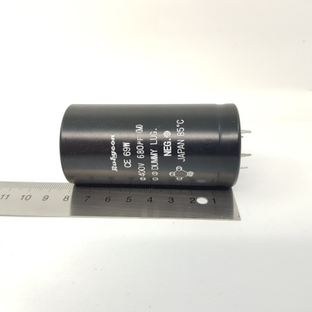 1 X ELECTROLYTIC CAPACITOR RUBYCON 680uF 400V PCB CONDENSADOR ELECTROLITICO (80 X 40mm) CA320U5F281123