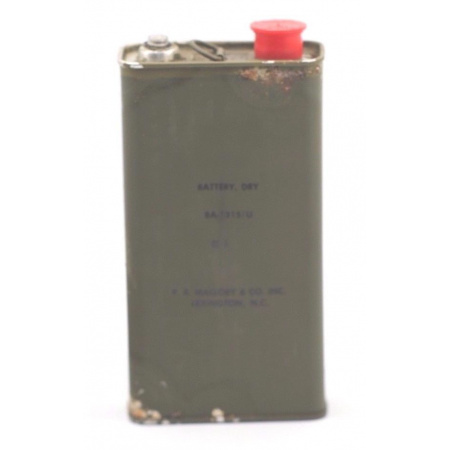 DURACELL MILITARY BATTERY PLATE 136V FILM 1.3V USED 1PC. CA314A315A316U23F120617