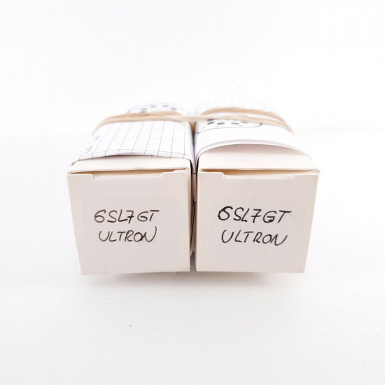 2 X 6SL7GT TUBE. 1960s ULTRON PRODUCTION. CK  ENA