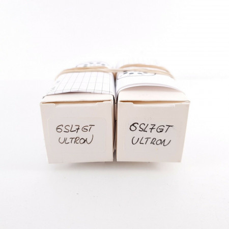 2 X 6SL7GT TUBE. 1960s ULTRON PRODUCTION. CK  ENA