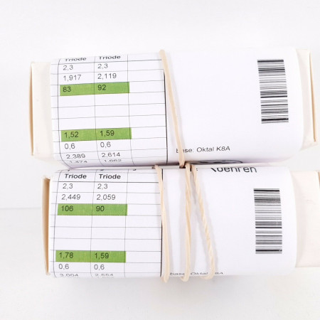 2 X 6SL7GT TUBE. 1960s ULTRON PRODUCTION. CK  ENA