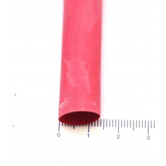 THERMORETRACTIBLE TUBE RED 15 MM DIAMETER 200MM LONG NOS 1PC. CA342U6F100817