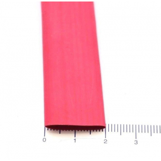 THERMORETRACTIBLE TUBE RED 19 MM DIAMETER 200MM LONG NOS 1PC. CA342U5F100817