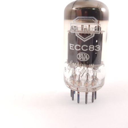 1 X ECC83 MULLARD TUBE. 1960s PROD. B-CODES. 66/150%. CB407