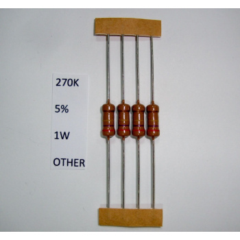 RESISTOR CARBON FILM. 1W...