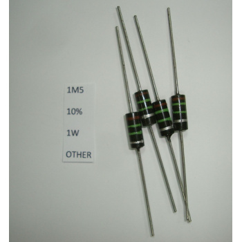 RESISTOR CARBON FILM. 1W...
