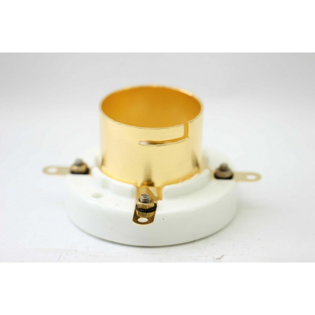 1 X FU5 845 211 805 810 VT4C 4 PIN CERAMIC JUMBO TUBE SOCKET GOLD G U4J.   ZOC20