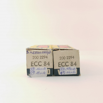 2 X ECC84 VALVO TUBE. 1960s... 2
