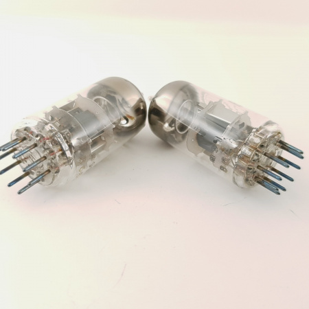 2 X ECC84 VALVO TUBE. 1960s MULLARD PROD. B-CODES. MATCHED PAIR. 6. CH102