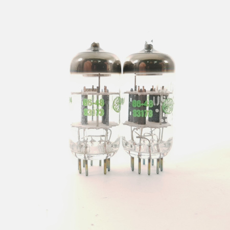 2 X JAN 12AT7WC GENERAL ELECTRIC TUBE. MATCHED PAIR 1980s. NOS/NIB. RCB44