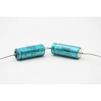 ELECTROLYTICS CAPACITOR RADIAL FROLYT 1000uF 25V NOS 1PC. CA10U135F170415